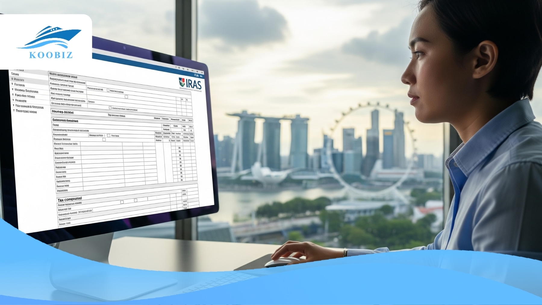 Electronic IR21 form and Singapore financial district Electronic IR21 form and Singapore financial district