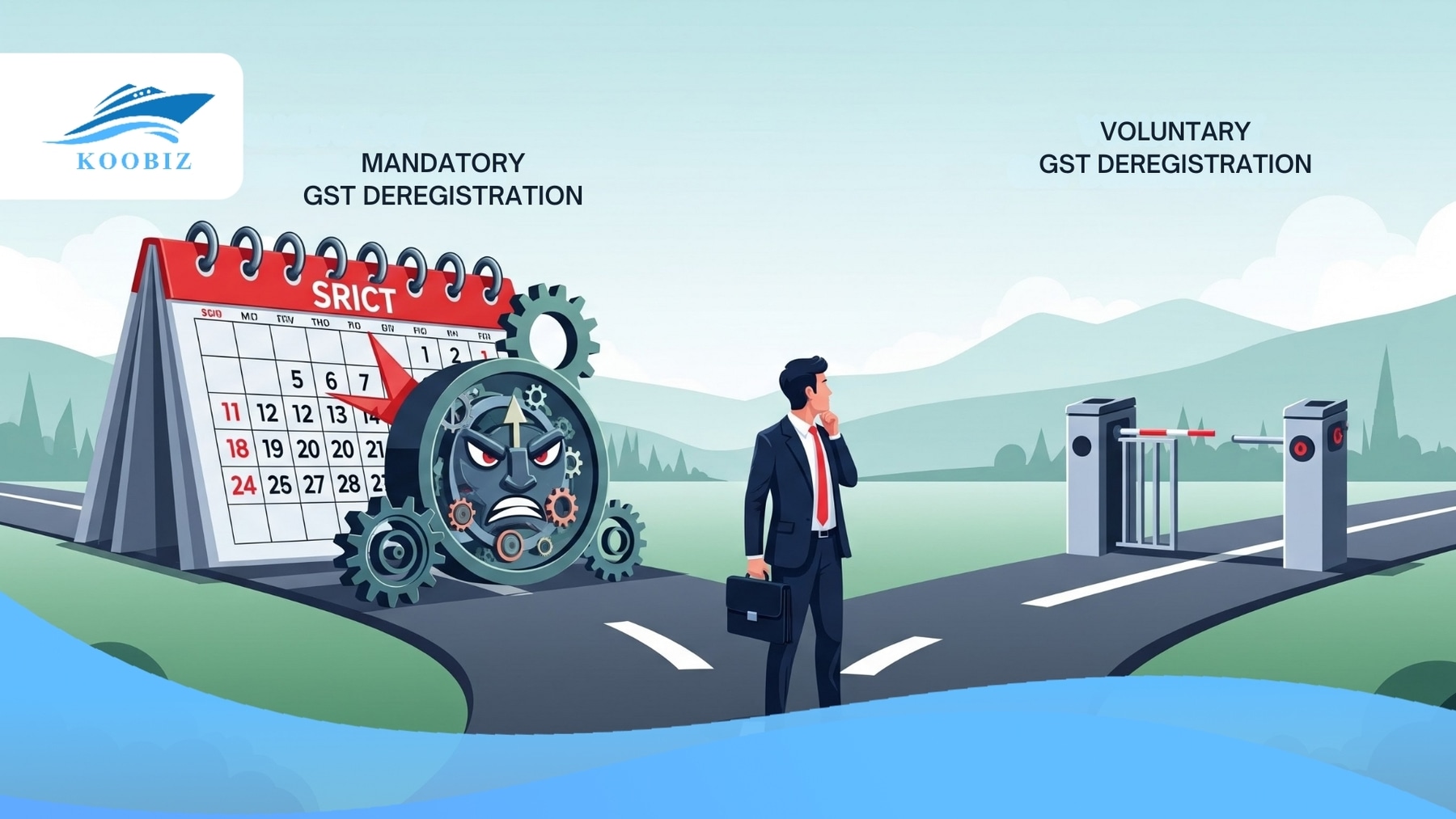 GST Illustration: Mandatory, Voluntary & S$1M Threshold GST Illustration: Mandatory, Voluntary & S$1M Threshold