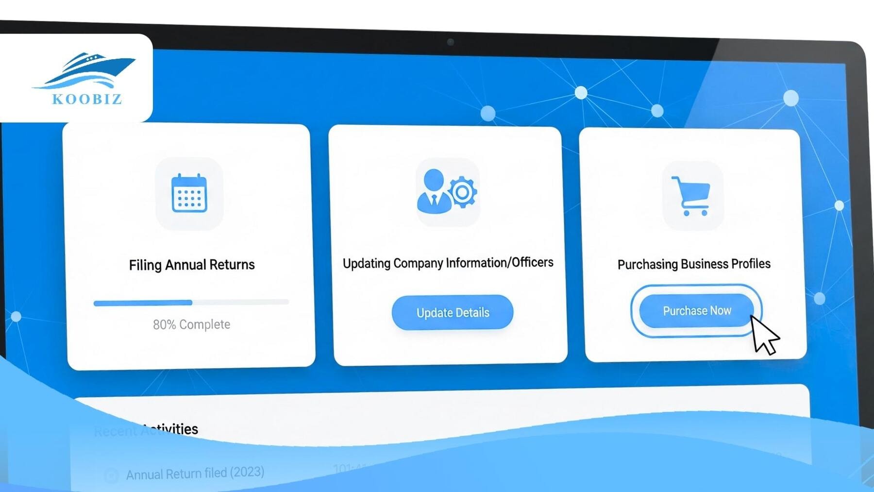 Submit AR, Update Information, Purchase Business Profile Submit AR, Update Information, Purchase Business Profile