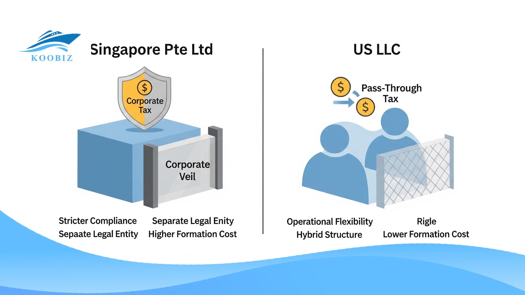 Differences between US LLC and Singapore Pte Ltd Differences between US LLC and Singapore Pte Ltd