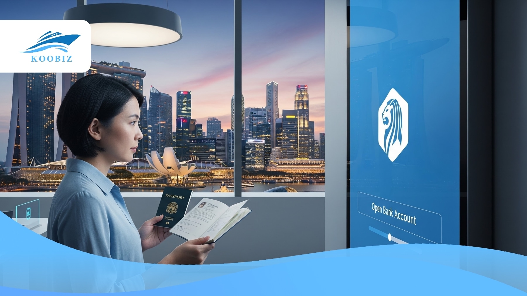 Foreigner opens a bank account in Singapore Foreigner opens a bank account in Singapore