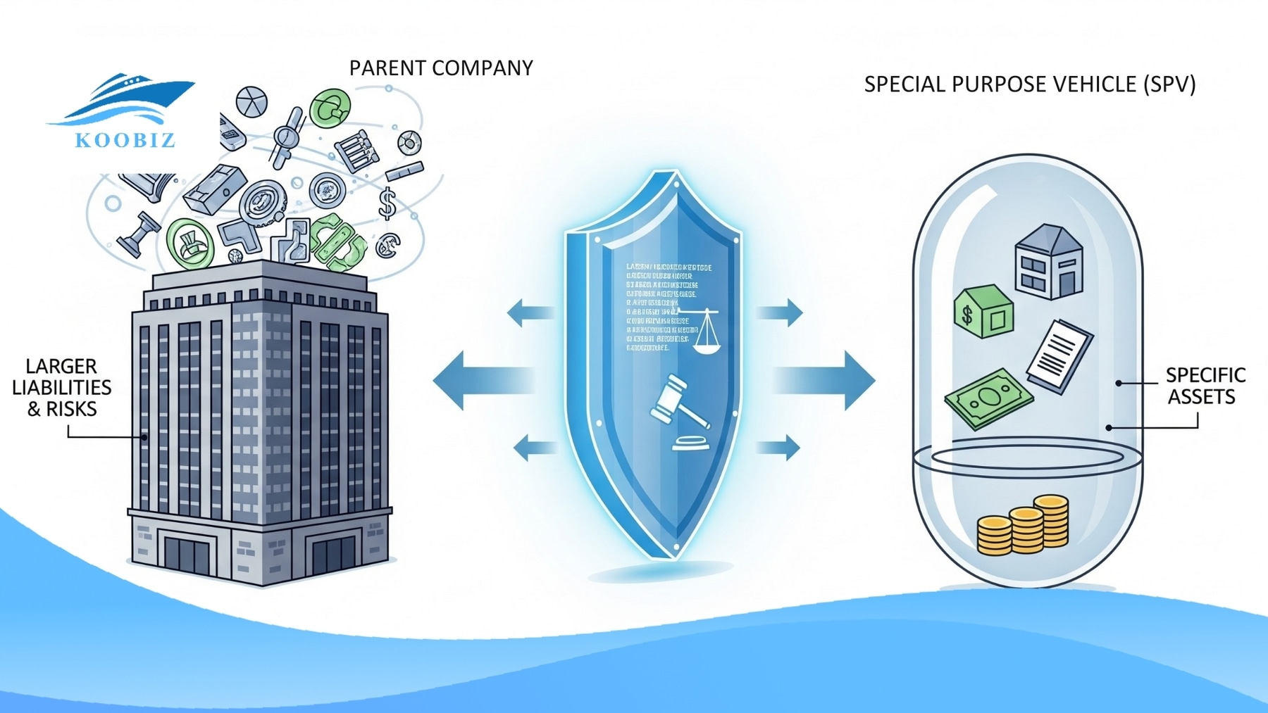 SPV: Subsidiary isolating assets from parent's risk SPV: Subsidiary isolating assets from parent's risk
