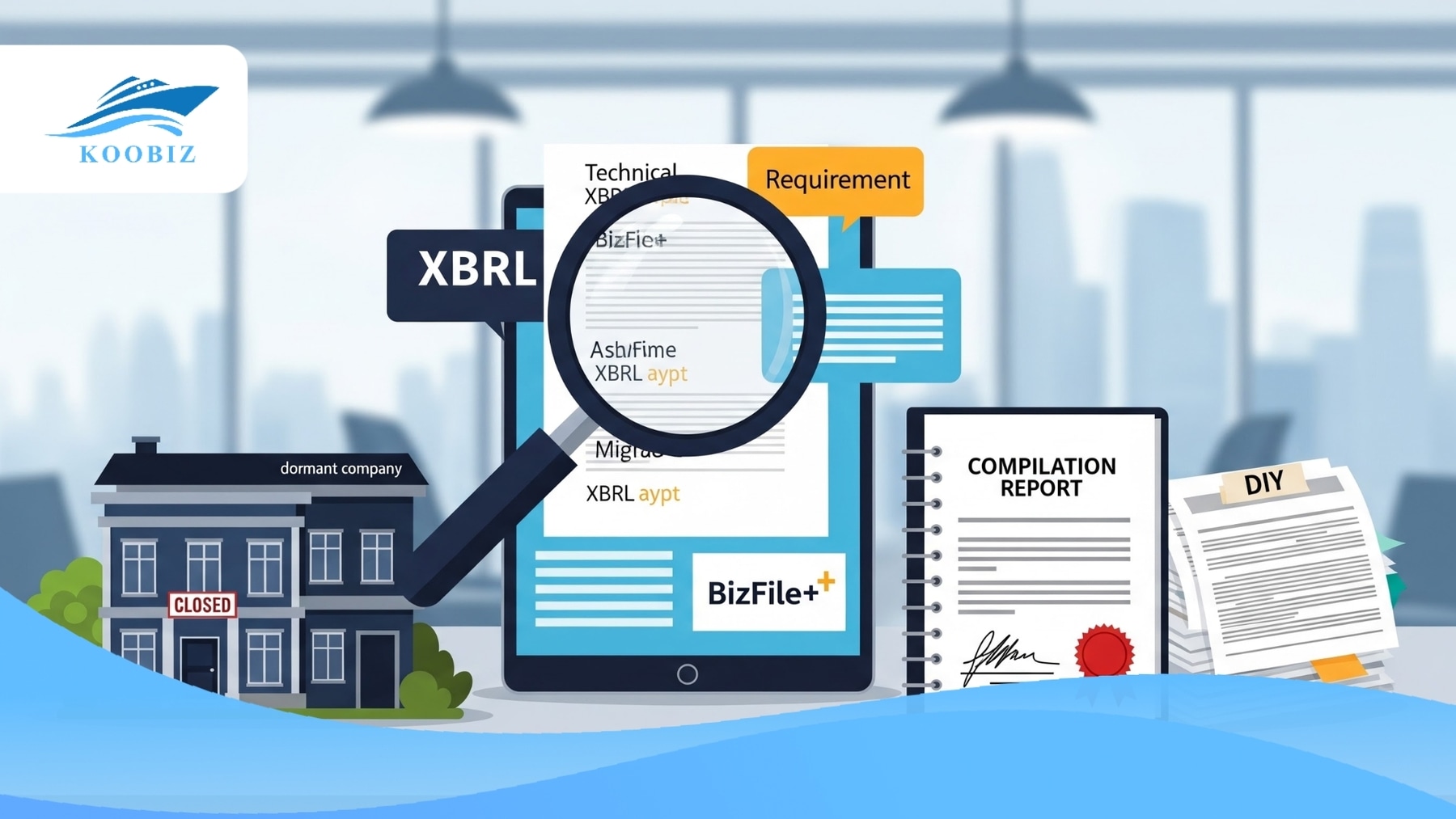 XBRL compliance, dormant company, and compilation XBRL compliance, dormant company, and compilation
