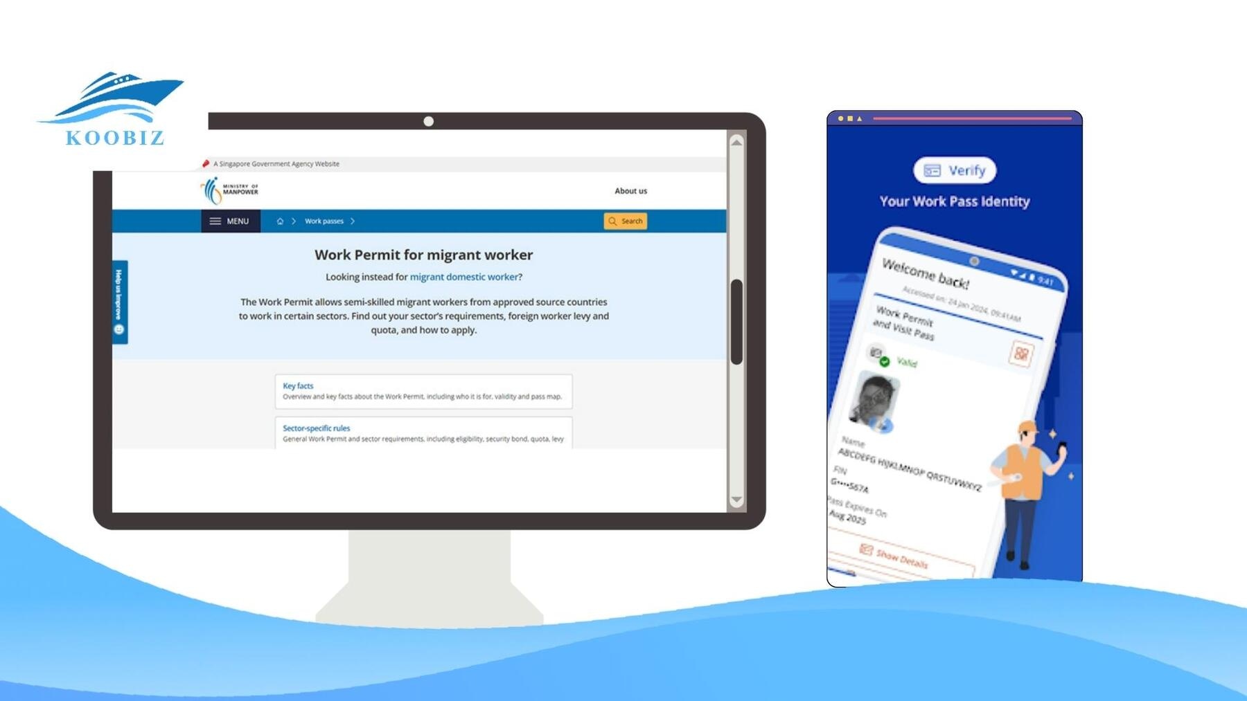 2 ways to check Singapore Work Pass
