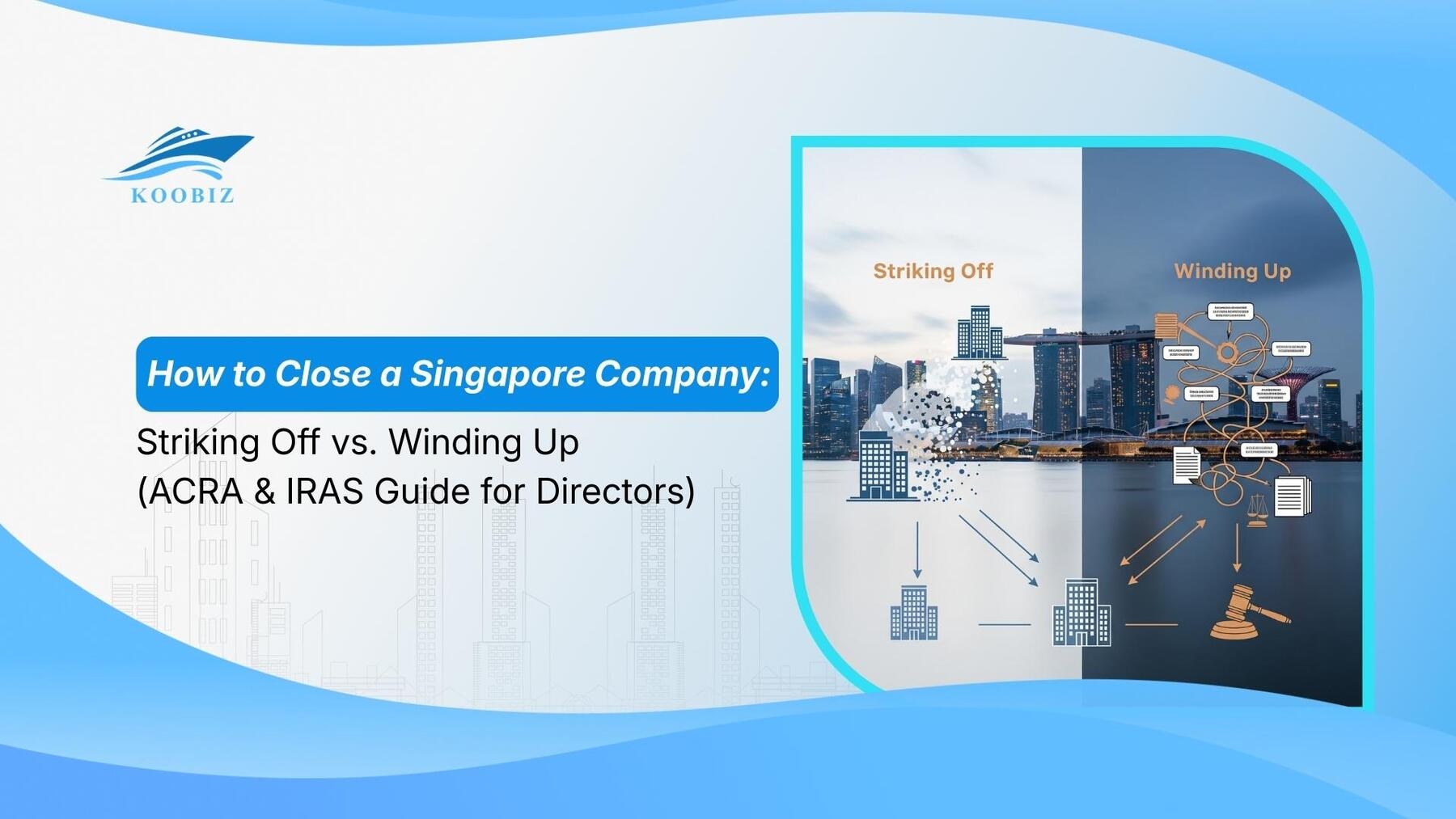 How to Close a Singapore Company: Striking Off vs. Winding Up (ACRA & IRAS Guide for Directors)