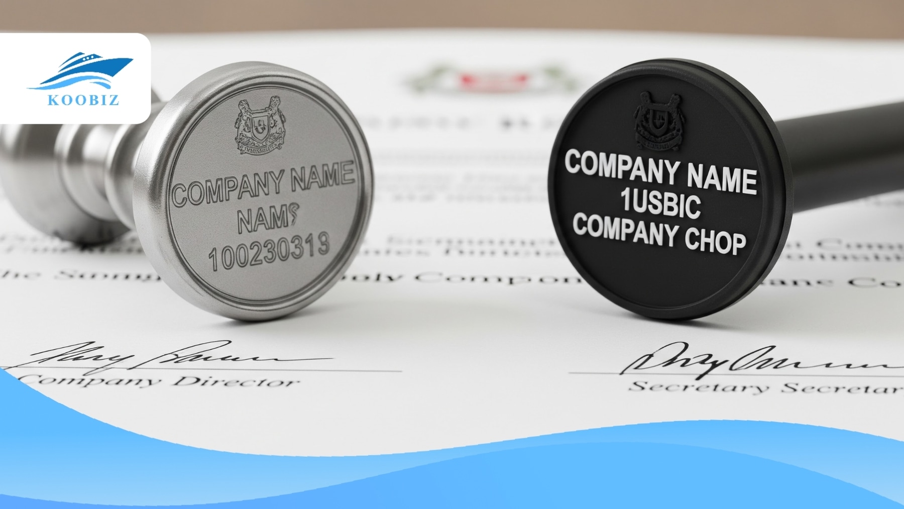 The rules of Company Stamp and Common Seal Singapore
