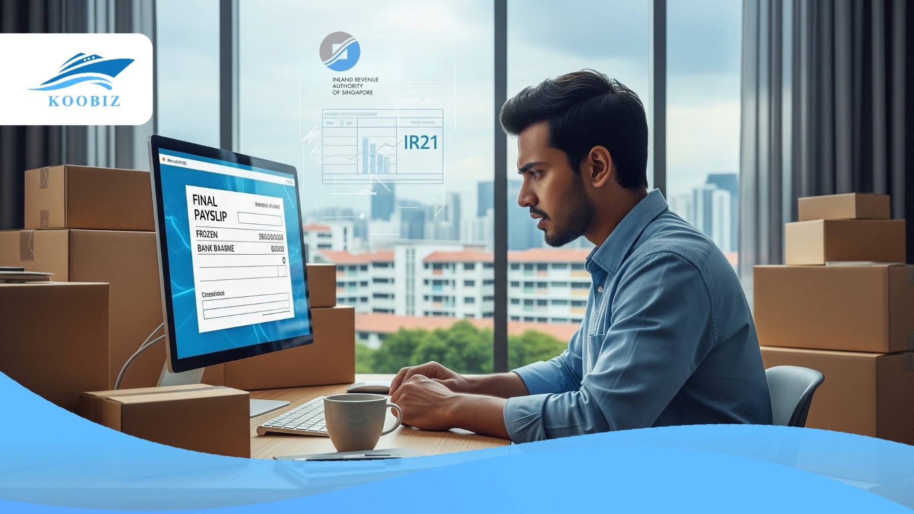 Withholding salary for Singapore IR21 tax clearance procedure